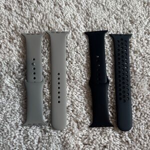 Apple Smartwatch Bands in Gray and Black